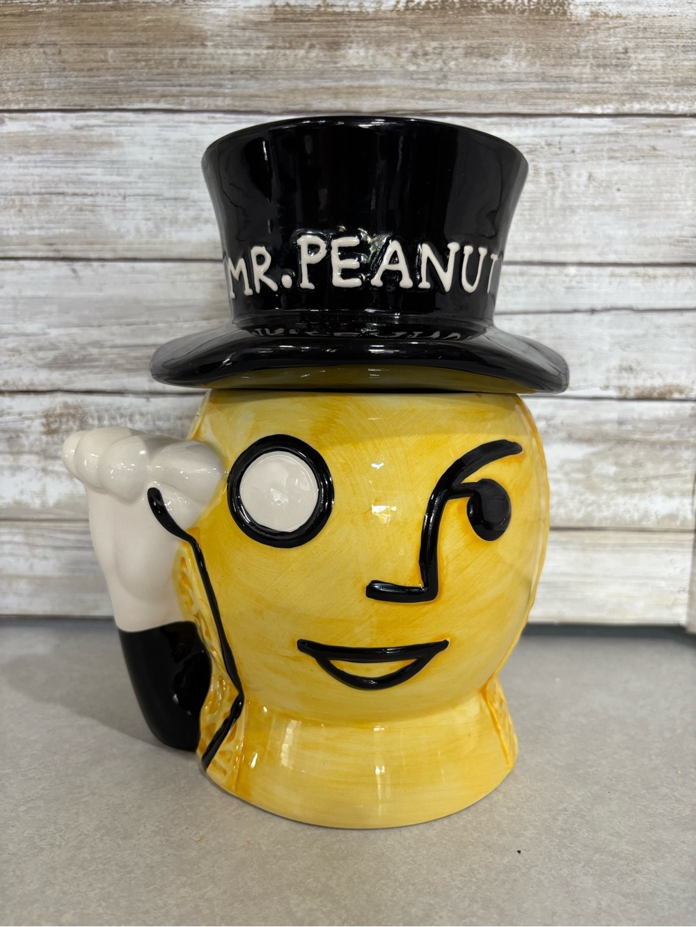Vintage 80s/90d Mr. Peanut cookie jar